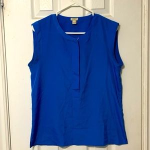 Half Button-Up Blouse